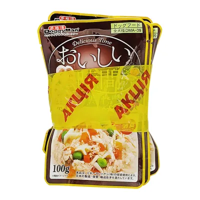 Влажный корм для собак в желе 4х100г DoggyMan Low Fat Chicken & Cartilage