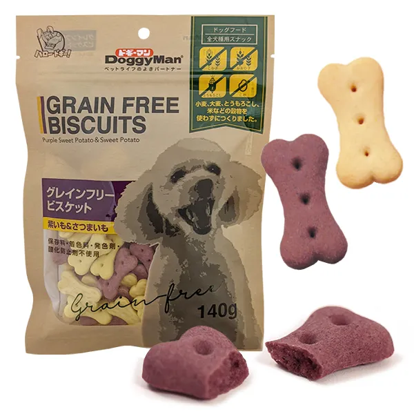 Печенье для собак DoggyMan Biscuits Purple Sweet Potato&Sweet Potato — фото 1