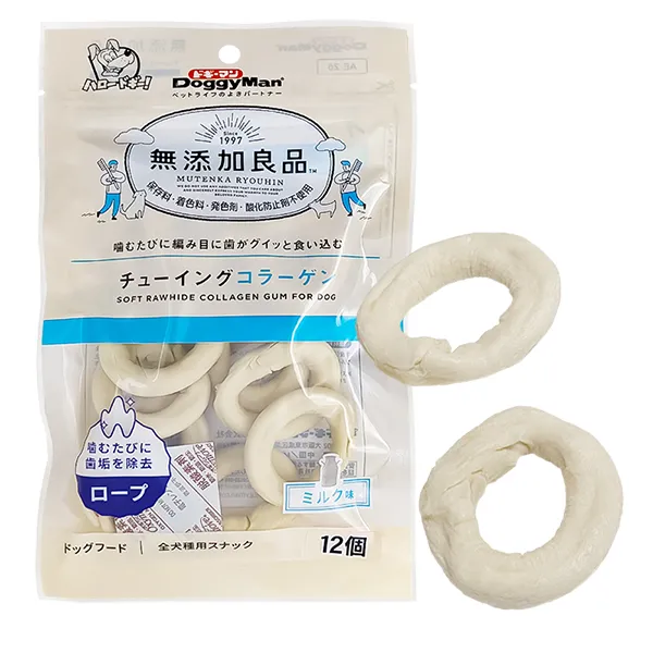 DoggyMan Collagen Gum Doughnut ДОГГІМЕН КІЛЬЦЕ З КОЛАГЕНОМ жувальні ласощі для собак — фото 1