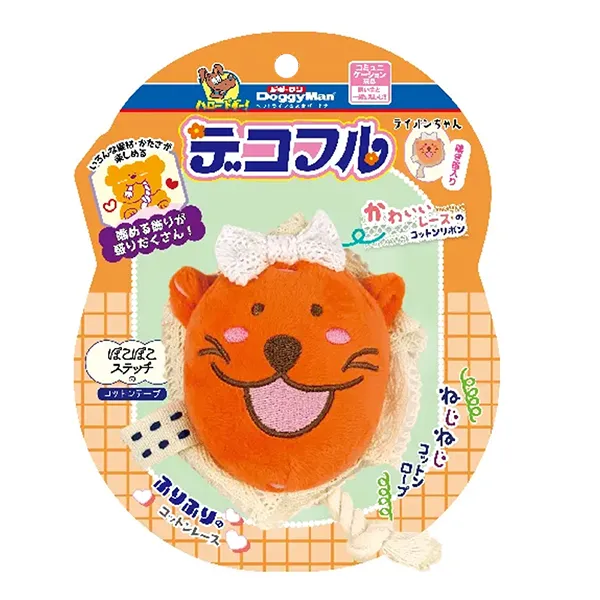 Мягкая игрушка для собак с пищалкой, Lion, DoggyMan Decorated Lion — фото 1
