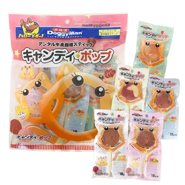 DoggyMan Delicious Lollipop ДОГГІМЕН ЧУПА-ЧУПС ЯЛОВИЧИНА, КАЧКА, ЛОСОСЬ, ЯГНЯ, КУРКА ласощі для собак — фото 1