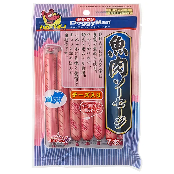 DoggyMan Fish Sausages ДОГГІМЕН СОСИСКИ РИБ’ЯЧІ ласощі для собак — фото 1