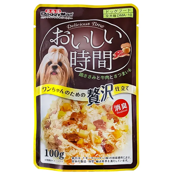Консервы для собак курица с говядиной в желе DoggyMan Low Fat Chicken & Beef 100г — фото 1