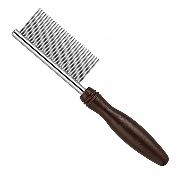 Расческа с мелкими зубцами DoggyMan NSD Fine Teeth Comb With Handle — фото 1