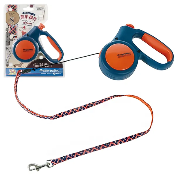 DoggyMan Retractable Lead Trad Style ДОГГІМЕН ДОГГІ ВОЛКЕР повідець рулетка для собак до 10кг, трос 5м — фото 1