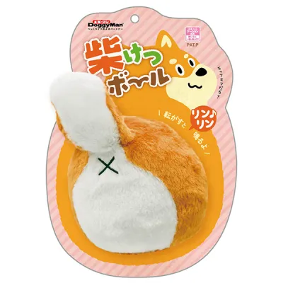 DoggyMan Shiba Inu мягкая игрушка с колокольчиком для собак