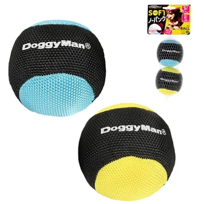 DoggyMan Soft Ball мягкий мяч с наполнителем игрушка для собак, набор 2 шт