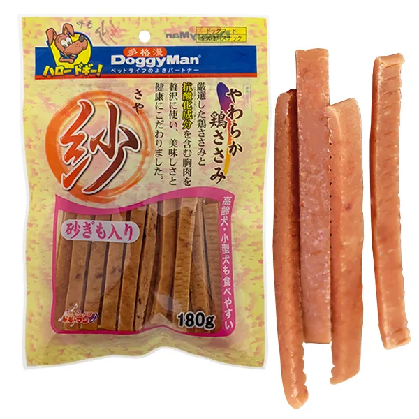 DoggyMan Soft Chicken Strip Gizzard куриные палочки с куриными желудками лакомство для собак — фото 1