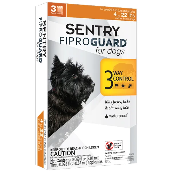 Fiproguard ФІПРОГАРД краплі від бліх, кліщів та вошей для собак до 10кг, 0.67мл — фото 1