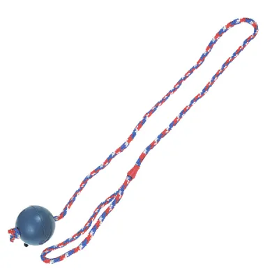 Flamingo Ball With Rope ФЛАМІНГО гумовий м’яч на мотузці іграшка для собак