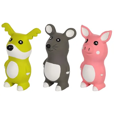 Игрушка латексная с пищалкой для собак Flamingo Bocca Dog Mouse Pig