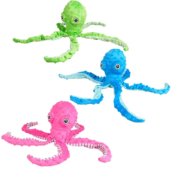 Мягкая игрушка с пищалкой Flamingo Bubbly Plush Octopus — фото 1
