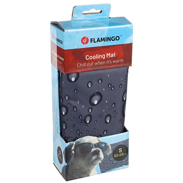 Flamingo Cooling Pad Drop ФЛАМІНГО ОХОЛОДЖУВАЛЬНА ПІДСТИЛКА КРАПЛІ для собак і котів — фото 1