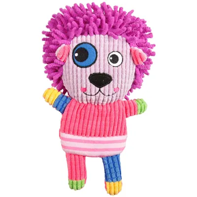 Игрушка для собак мягкая с пищалкой Flamingo Corduroy Lion