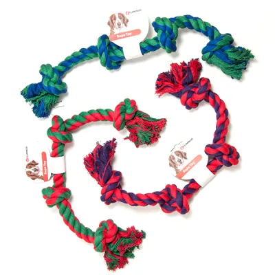 Канатная кость 4 узла Flamingo Cotton Bone 4 Knots