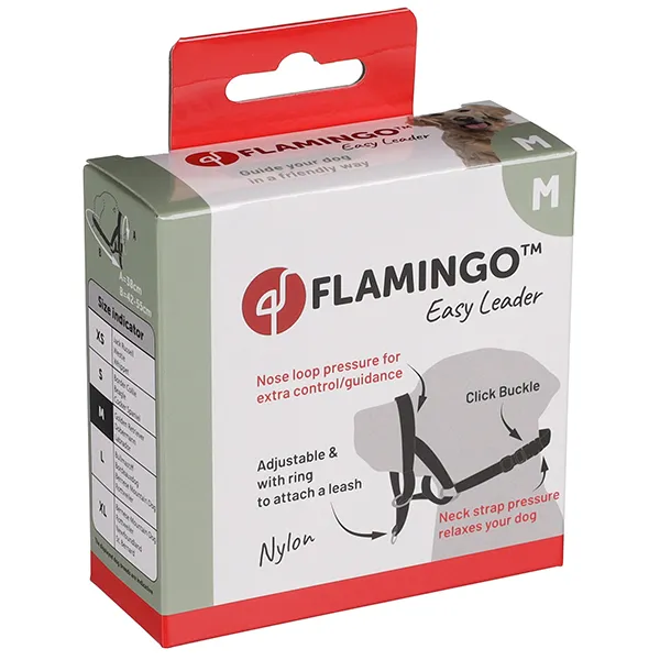 Flamingo Easy Leader намордник для коррекции поведения собак, лабрадор, доберман, ретривер — фото 1