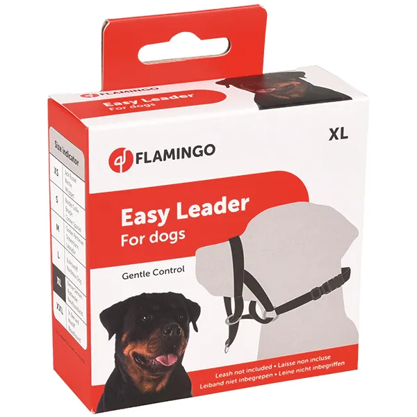 Flamingo Easy Leader ФЛАМІНГО ІЗІ ЛІДЕР недоуздок для корекції поведінки собак, бернський зенненхунд, ротвейлер, ньюфаундленд — фото 1