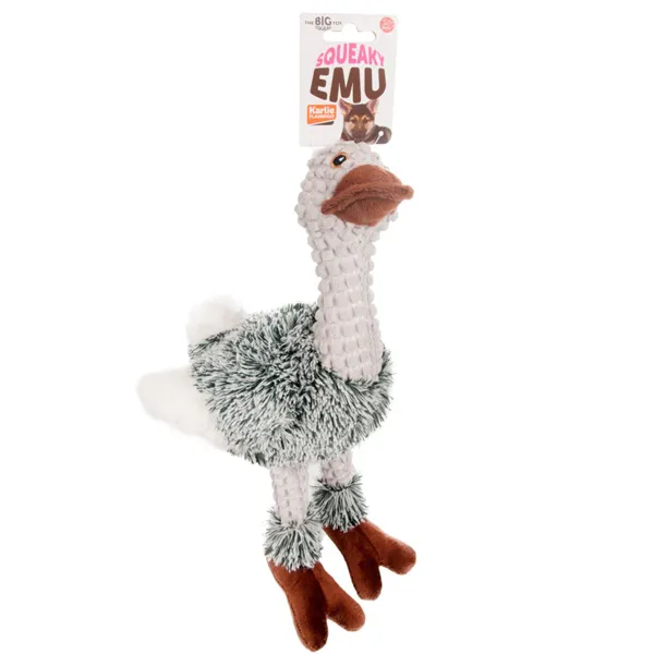Flamingo Emu Plush мягкая игрушка с пищалкой для собак — фото 1