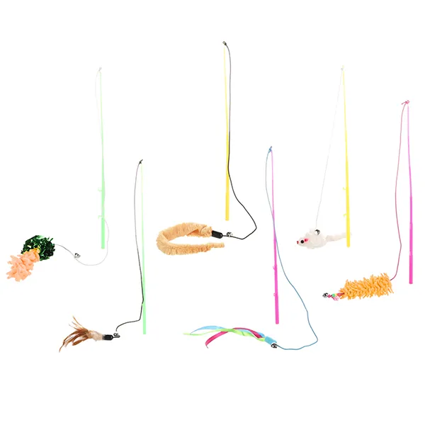Flamingo Fishing-Rod вудка-дразнилка с игрушкой для котов — фото 1