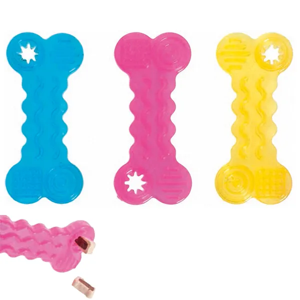Flamingo Good4Fun Bone ФЛАМІНГО ГУД ФО ФАН КІСТКА ДЛЯ ЛАСОЩІВ іграшка для собак, TPR-гума — фото 1