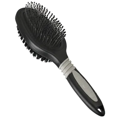 Щітка двостороння Flamingo Groo’Me Bristle Brush&Pin