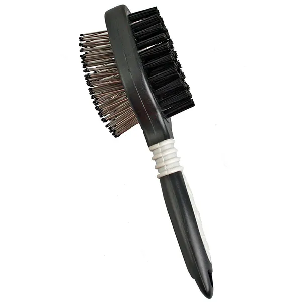 Flamingo Groo’Me Bristle Brush&Pin ФЛАМІНГО ГРУМІ БРІСТЛ ЩІТКА ДВУСТОРОННЯ для собак та котів — фото 1