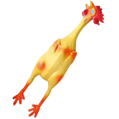 Латексная игрушка с пищалкой для собак Flamingo Latex Chicken