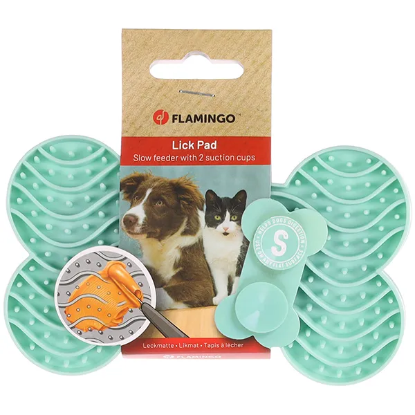 Flamingo Lick Pad Yummee ФЛАМІНГО ЛИЗАЛЬНИЙ КИЛИМОК антистрес для собак і котів — фото 1