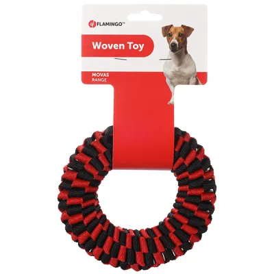 Плетеная игрушка для собак Flamingo Movas Woven Ring