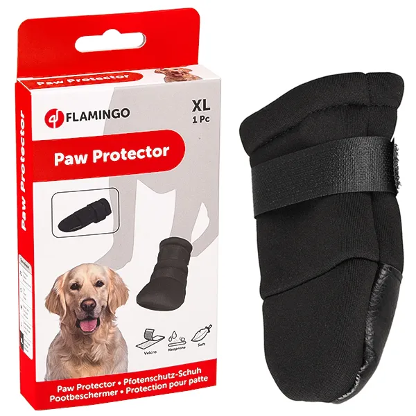 Flamingo Paw Protector ФЛАМІНГО ЗАХИСНИЙ ЧЕРЕВИК для собак порід зенненхунд, ротвейлер, бульмастиф — фото 1
