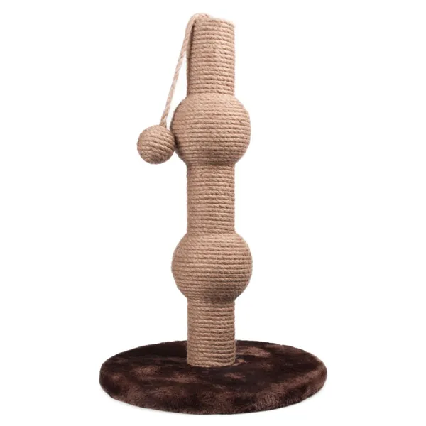 Когтеточка-столбик для кошек Flamingo Scratch Tree Curvy — фото 1