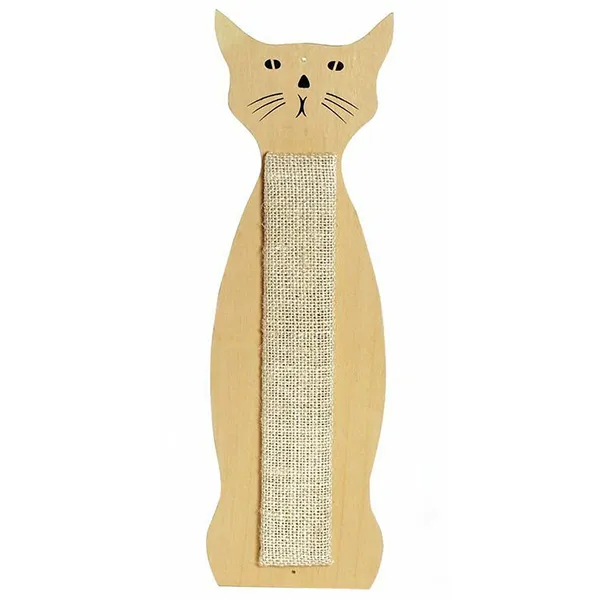 Настенная когтеточка для кошек Flamingo Scratching Sisal Cat Shape — фото 1