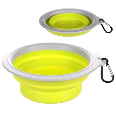 Flamingo Travel Bowl Bubo складная миска с карабином для собак и кошек