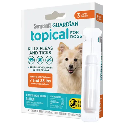 Капли от блох, клещей и комаров для собак Sergeant’s Guardian Dogs 1.5 мл