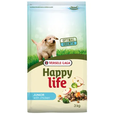 Happy Life Junior with Chicken ХЕППІ ЛАЙФ ДЖУНІОР сухий преміум корм для цуценят всіх порід