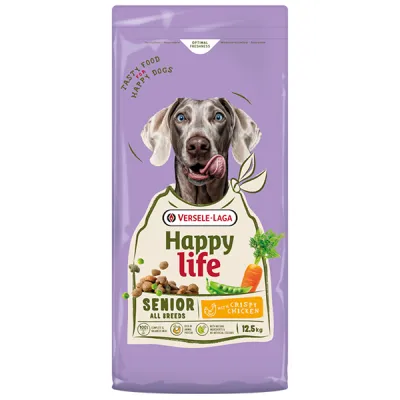 Сухой корм для собак Happy Life Senior with Chicken