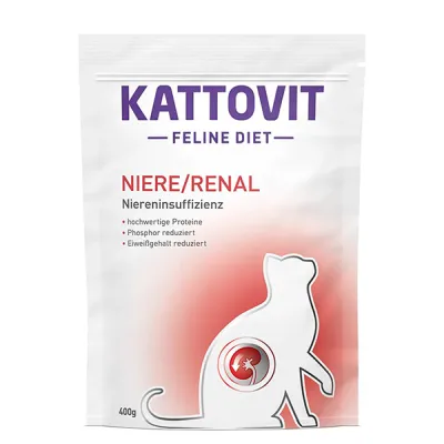 Kattovit Veterinary Niere Renal КАТТОВІТ РЕНАЛ дієтичний сухий корм для котів із захворюваннями нирок