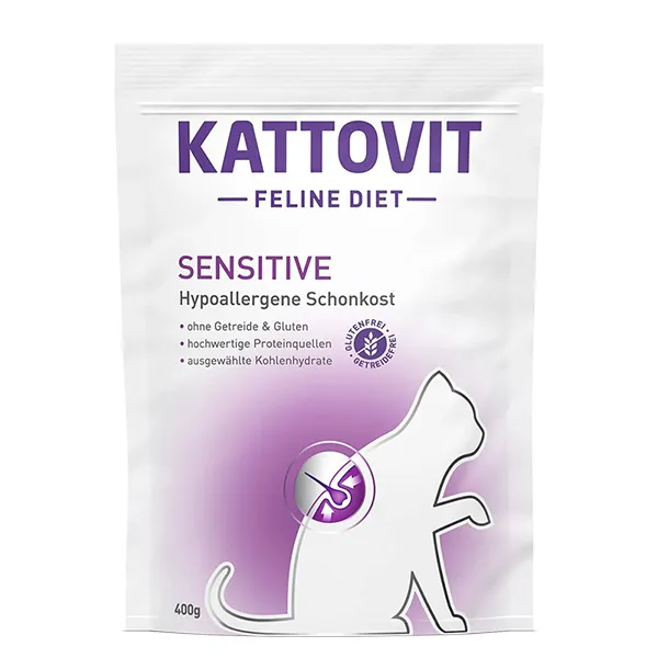 Kattovit Veterinary Sensitive КАТТОВІТ СЕНСИТИВ дієтичний сухий корм для котів із харчовою непереносимістю — фото 1