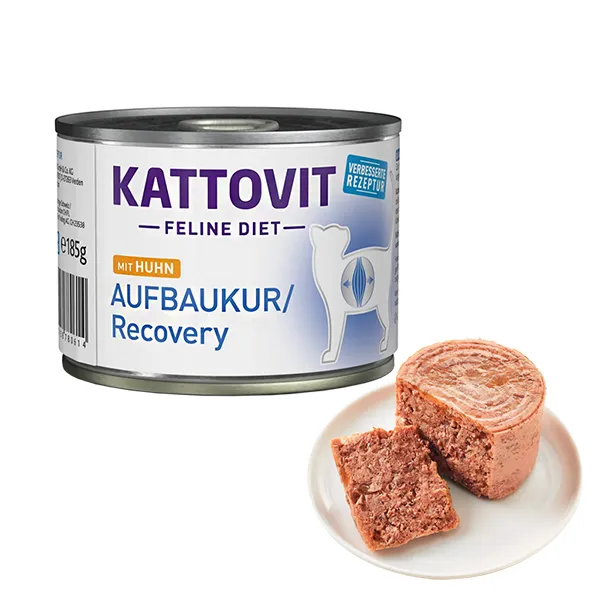 Kattovit Veterinary Recovery беззерновой влажный диетический корм для кошек, банка 185 г — фото 1
