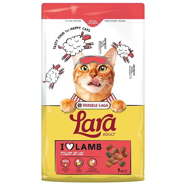 Сухой корм для кошек с ягненком Lara Adult with Lamb ЛАРА ЯГНЯ — фото 1