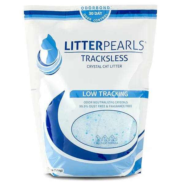 Litter Pearls TrackLess ЛІТТЕР ПЕРЛС ТРАКЛЕС кварцевый силикагелевый наполнитель для туалетов кошек — фото 1