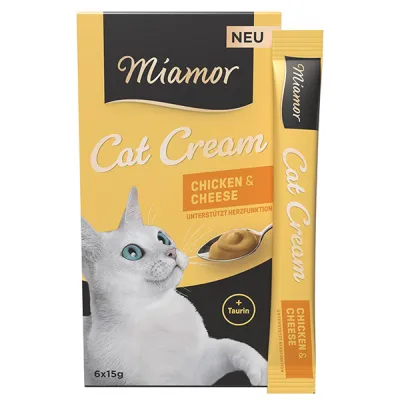 Miamor Cream Chicken & Cheese МІАМОР КУРКА З СИРОМ крем рідкі ласощі для котів