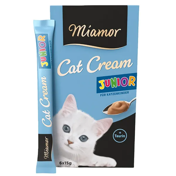 Miamor Cream Junior МІАМОР ЮНИОР крем жидкие лакомства для котят — фото 1
