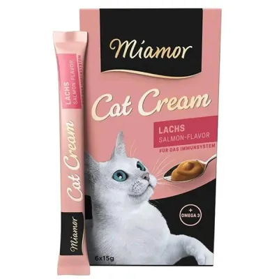 Miamor Cream Lachs МІАМОР ЛОСОСЬ крем жидкие лакомства для кошек
