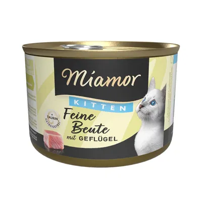 Беззерновой влажный корм для котят Miamor Feine Beute с птицей