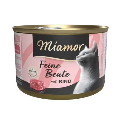 Беззерновой влажный корм для кошек Miamor Feine Beute с говядиной