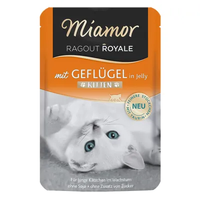 Влажный корм для котят Miamor Ragout Royale с птицей, пауч 100 г
