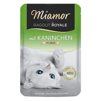 Влажный корм для кошек Miamor Ragout Royale с кроликом, пауч 100 г