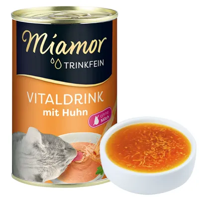 Напиток-бульон для кошек Miamor Vitaldrink с курицей