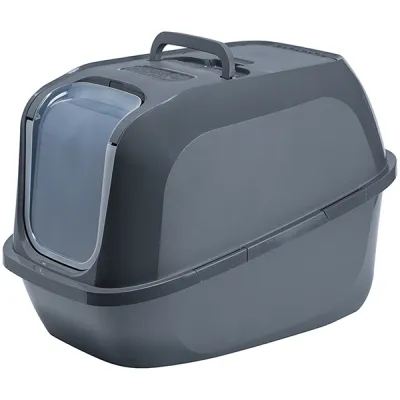 Закрытый туалет с откидной крышкой для кошек Moderna Mega Deluxe 65.8х48.6х45.8см